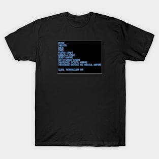 WarGames Selection Screen T-Shirt